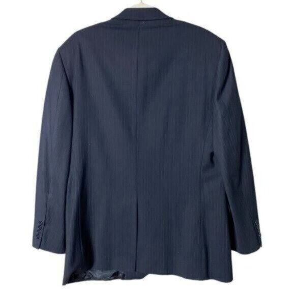 Brooks Brothers 346 Wool‎ Stretch Mens Suit Jacket 43R Sport Coat Black F… - Picture 6 of 11
